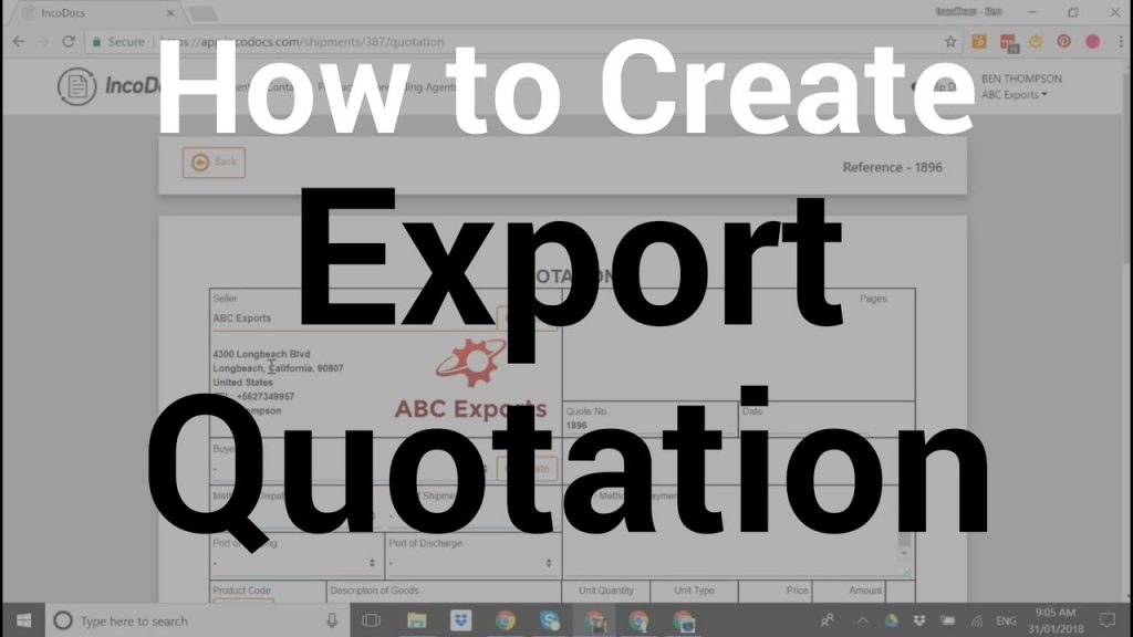 A Detailed Guide to Prepare an Export Quotation