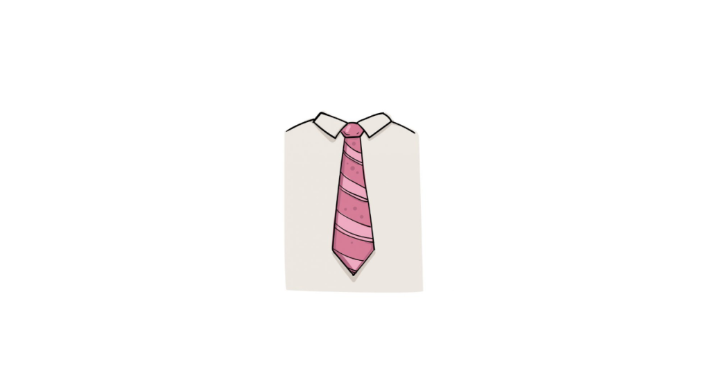 How to Draw A Tie Easily
